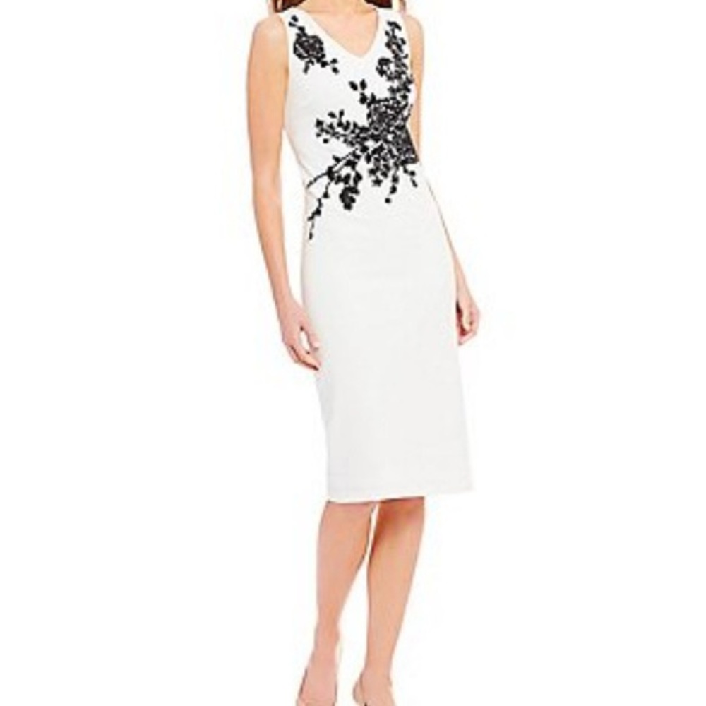 Calvin Klein Beaded Work Dress